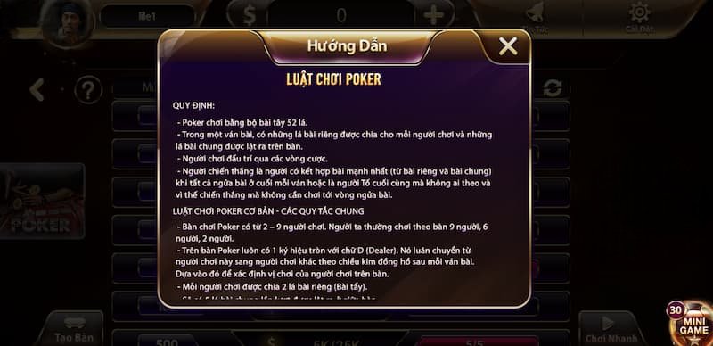 Luật chơi cơ bản 