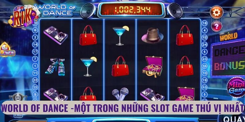 World of dance – Slot game đầy màu sắc và âm thanh