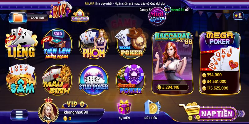 Baccarat Rikvip là game gì?