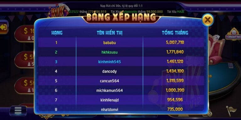 Ưu điểm game bài liêng Rikvip 